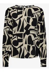 Bluza cu imprimeu abstract Halia -