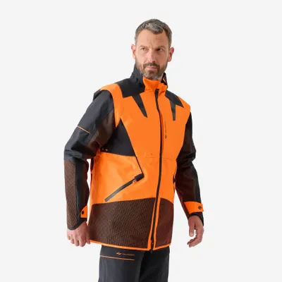Geacă impermeabilă ultra-rezistentă modulară Supertrack 1200 Fluo Bărbați