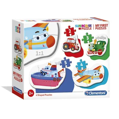 Primele mele puzzle-uri cu vehicule Clementoni
