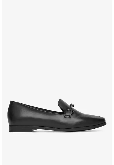 Mocasini dama 5903698591704 - Piele naturala - Negru - Negru