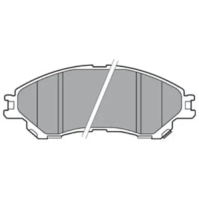 Set placute frana, frana disc DELPHI LP2664
