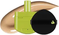 Unleashia Fond de ten Satin Wear Healthy-Green, 22N, umplutură, 15 g + Burețel de machiaj