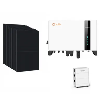 Kit fotovoltaic trifazat 6kW cu 14 panouri 450W, baterie modulara Dyness T7 si invertor hibrid HV – Solutie completa pentru autoconsum si backup inteligent