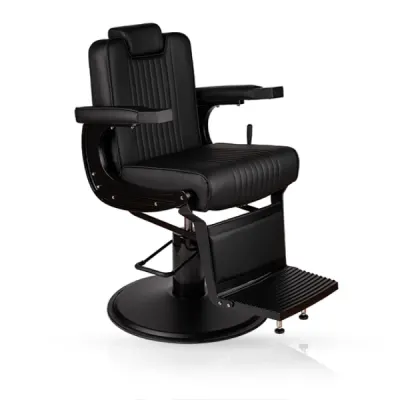 Scaun frizerie - MENOSER - New York - Negru