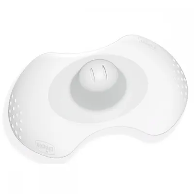 Aparatoare Chicco din silicon pentru mamelon marimea S-M, 2buc, 0luni+