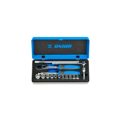 UNIOR Trusa chei tubulare cu antrenor de 1/4 inch - 16 piese 188BI
