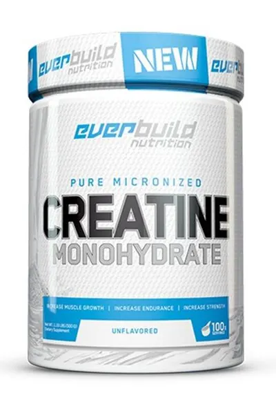 Creatine Monohydrate, fără gust, 500 g, Everbuild