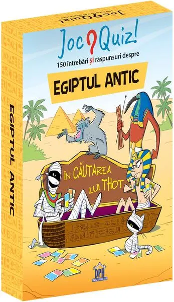 Joc. Egiptul antic. 150 de întrebări și răspunsuri. În căutarea lui Thot - Board book - ***