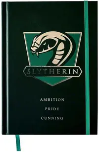 Caiet cu despărțitor de cărți CineReplicas Movies: Harry Potter - Slytherin, A5
