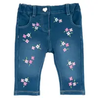 Pantaloni copii Chicco stretch cu broderii, 16866-68MFCO