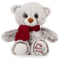 Jucărie de pluș Amek Toys - Ursuleț de pluș cu eșarfă, 19 cm