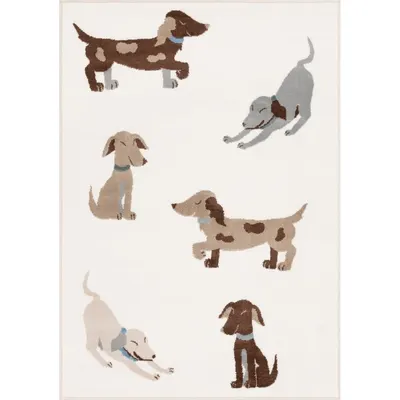 Covor pentru copii fildeș 120x170 cm Dogsie Pearl – FD