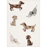 Covor pentru copii fildeș 120x170 cm Dogsie Pearl – FD
