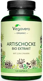 Artischocke Bio Extrakt, 120 capsule, Vegavero
