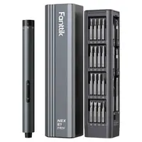 Surubelnita electrica cu acumulator plus biti E1 Max Fanttik NEXE1MAX, 3.7 V, 350 mAh, 53 piese