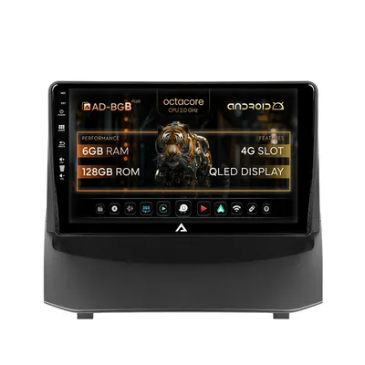 Navigatie Ford Fiesta (2009-2012), Android 13, B-Octacore 6GB RAM + 128GB ROM, 9 Inch - AD-BGB9006+AD-BGRKIT131-0912