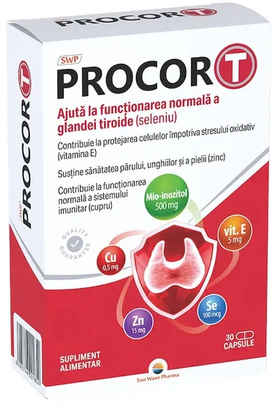 Procor T, 30 capsule, Sun Wave Pharma