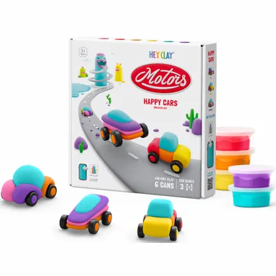 Set plastilina - Motors - Happy Cars