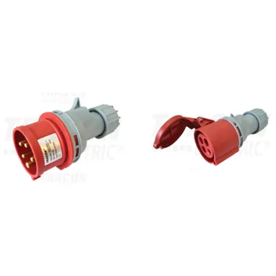 Pachet Fisa si Priza Industriala 400V 16A IP44/IP67 - Conexiuni Trifazate, Siguranta Maxima