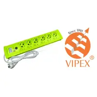 Vipex 43017 Prel protectie la suprasarcina si supratensiune (3×1,0mm) 6P 2m intrerupator