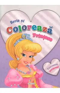 Scrie si coloreaza printese