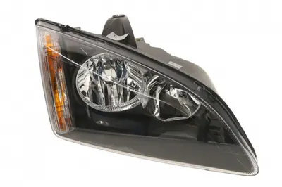 Far dreapta (H1 H7, reglaj electric, cu motoras, fundal negru) FORD FOCUS 2004-2008