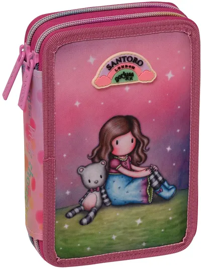 Penar școlar echipat Santoro Gorjuss - Lean On Me, 2 fermoare