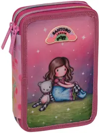 Penar școlar echipat Santoro Gorjuss - Lean On Me, 2 fermoare