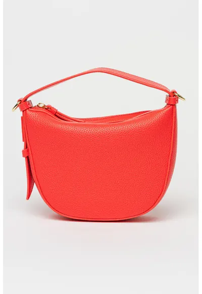 Geanta crossbody cu bareta ajustabila - Roz zmeuriu