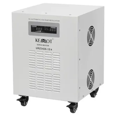 Stabilizator de tensiune servomotor KEMOT URZ3426, 15000VA/10500W (Alb)