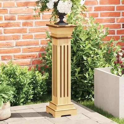 vidaXL Suport plante clasic în formă stâlp pătrat lemn 17x17x66 cm MDF
