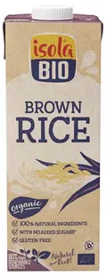Băutură organică din orez brun, fără gluten, 1 l, Isola Bio