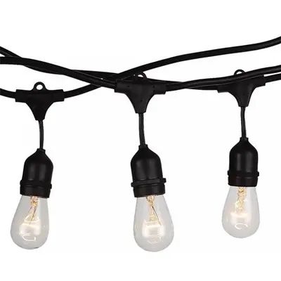 Sir iluminat festiv cu soclu E27 15M IP65 V-TAC SKU-3673