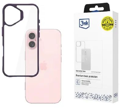 Husă 3mk - Satin Armor Case, iPhone 16 Plus, mov
