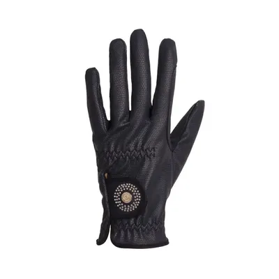Mănuși echitație Kentucky Horsewear cu grip și sclipici