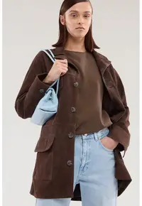 Bluza supradimensionata din lyocell - Maro inchis
