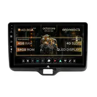 Navigatie Toyota Yaris (2020+), Android, A-Octacore 4GB RAM + 64GB ROM, 10.1 Inch - AD-BGA10004+AD-BGRKIT105