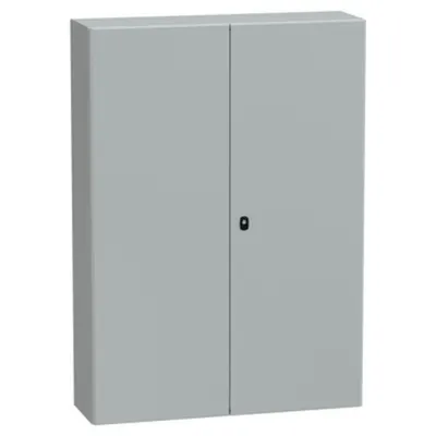 Usa simpla PanelSeT S3D cu/f. plas. mont. H1400xL1000xP300 IP55 IK10 RAL7035.