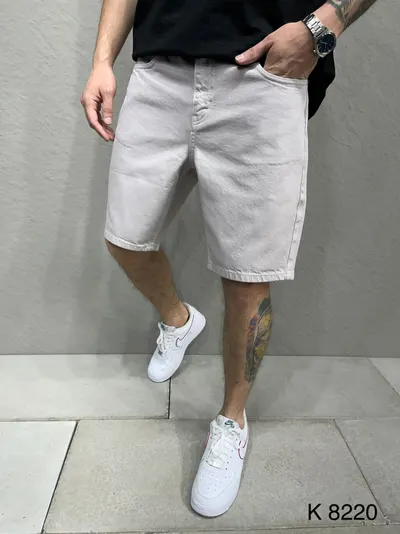 Pantaloni Scurti Clasic Grey Psas126(8220) (mărime: 30)