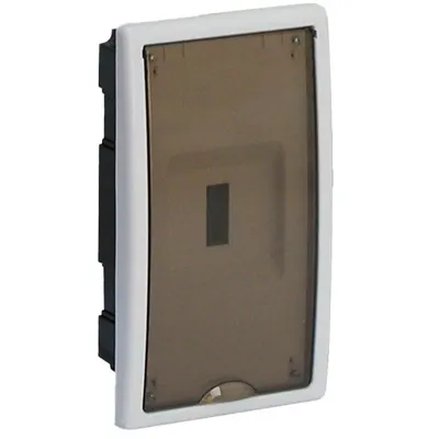 Tablou electric Solera Arelos 8694PF, 4 module, incastrat, IP40, 150x247x88 mm, plastic, usa fumurie, rama alba