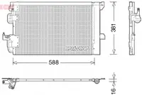 Radiator AC condensator cu uscator potrivit OPEL ASTRA G 1.2-2.2 02.98-12.09