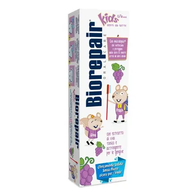 Pasta de dinti pentru copii cu extract de strugure Biorepair Kids 0-6 ani, Coswell | 50 ml