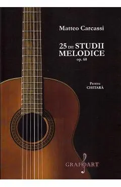 25 de studii melodice opus 60 pentru chitara