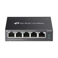 Omada 5-Port Gigabit Desktop Switch with 4-Port PoE+ PORT: 4× Gigabit PoE+ Ports, 1× Gigabit Non-PoE Port SPEC: 802.3af/at, 65
