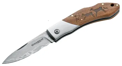 Cuțit de buzunar Boker Magnum - Caveman Damascus