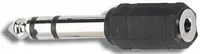 Quik Lok AD21 stereo adaptor, 3,5 mm/6,3 mm, negru