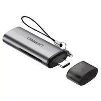 Cititor Card USB-C UGREEN CM184, SD - microSD, Gri