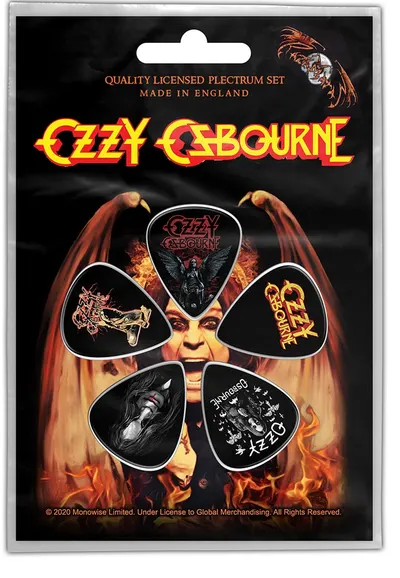 Set 5 pene pentru chitara - Ozzy Osbourne - No Ordinary Man Plectrum Pack
