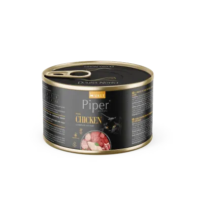 Conserva pentru pisici Piper Adult cu pui 185 gr