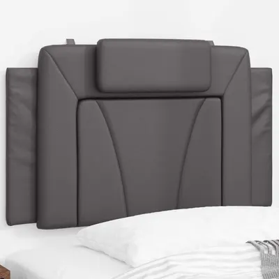 vidaXL Pernă pentru tăblie, Viana, gri, 90 cm, piele artificială